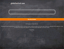 Tablet Screenshot of globaltactical.com